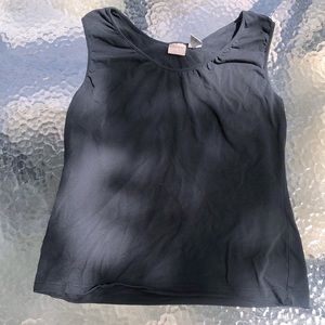 Large black tank top